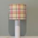 Vintage Italian ceramic table lamp with custom lampshade