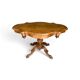 19th Century Victorian Walnut Coffee Table - Hand Carved