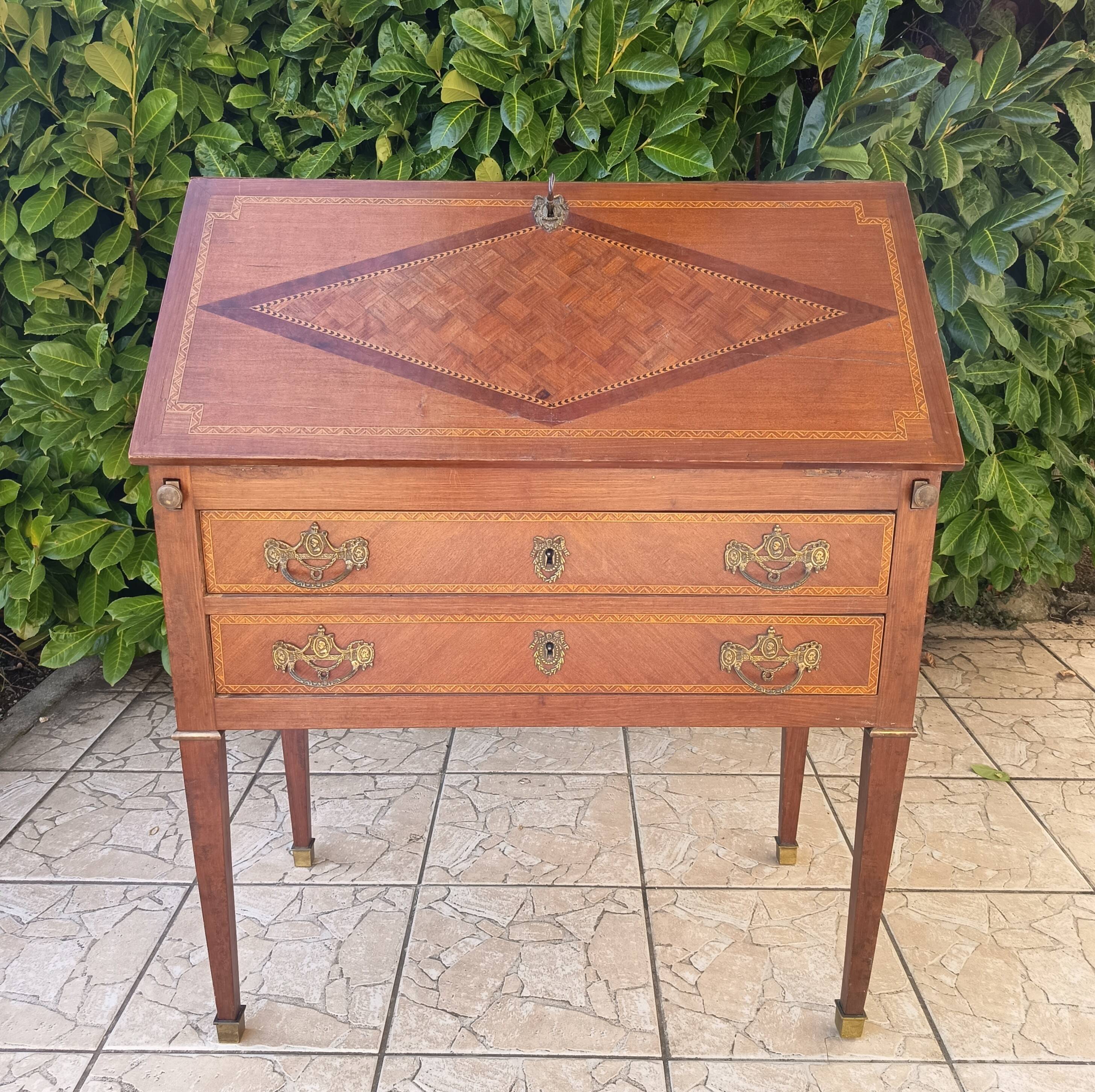 Mahogany writing desk