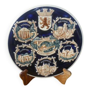 Decorative wall plate Luxembourg - Ceramic - Very good condition