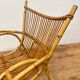 Fauteuil vintage en rotin