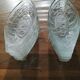 set of 12 vintage transparent glass banana split bowls