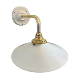 White opaline wall lamp