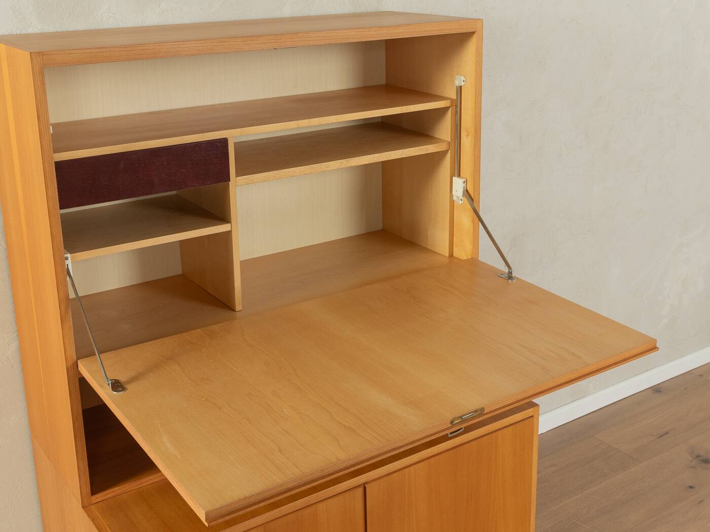 1960s two-piece secretary desk