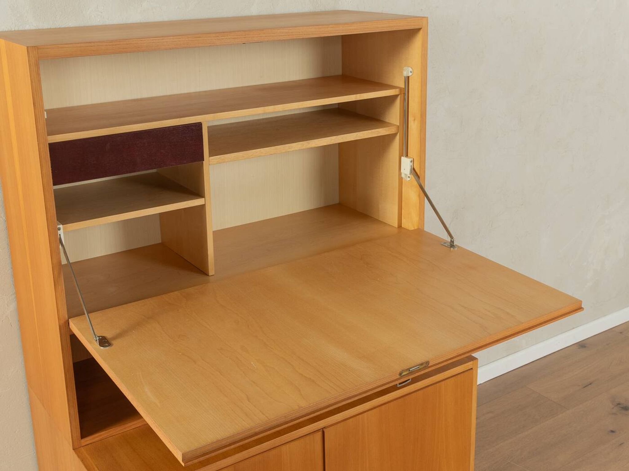 1960s two-piece secretary desk