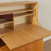 1960s two-piece secretary desk