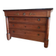 Commode style Empire en noyer blond