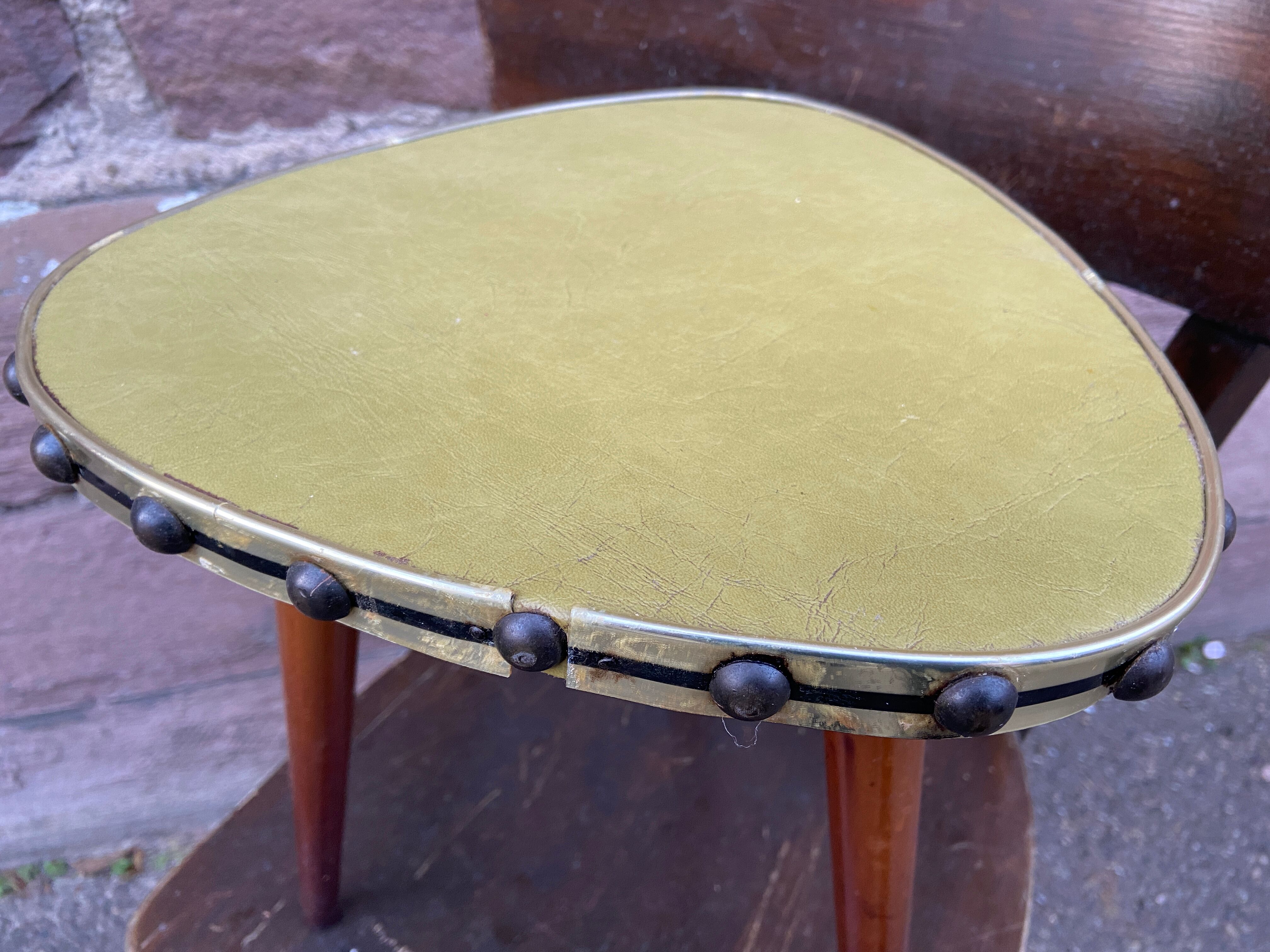 coffee table door plant mid-century vintage cocktail 1960