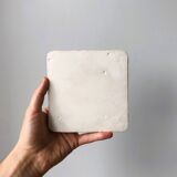 Handmade ceramic flower trivet