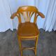 Vintage Bentwood Bar Chair with Armrests, Mid-Century Pub Stool Thonet styl