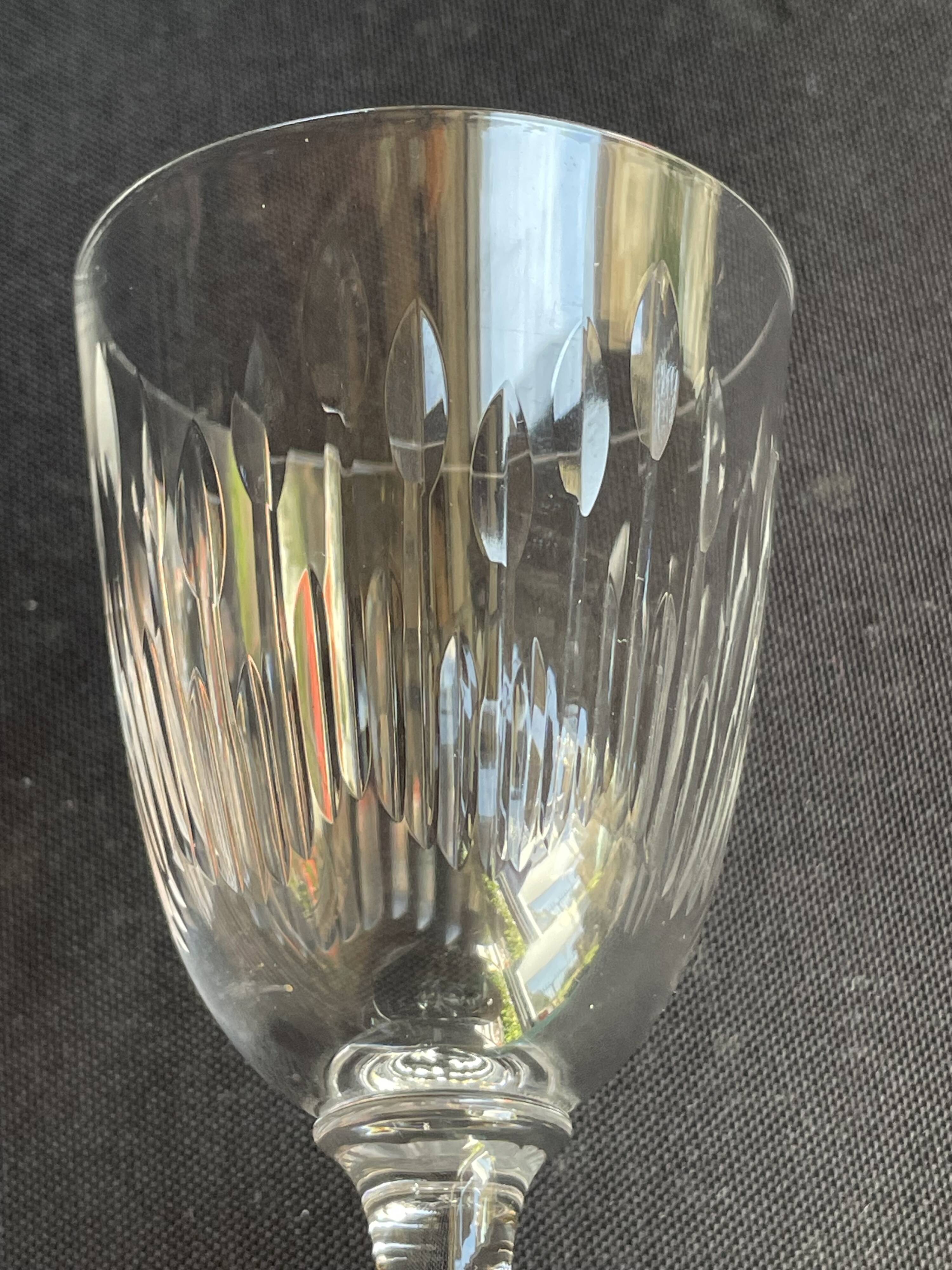 3334 - 6 Baccarat aperitif glasses, Corneille service