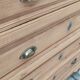 Ancienne grande commode en orme six tiroirs