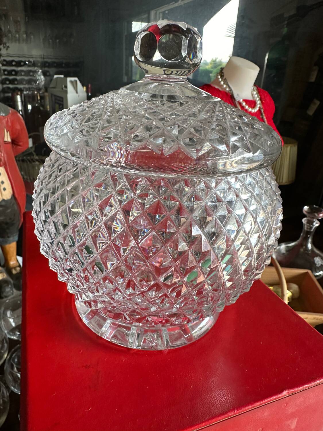 Baccarat crystal candy box