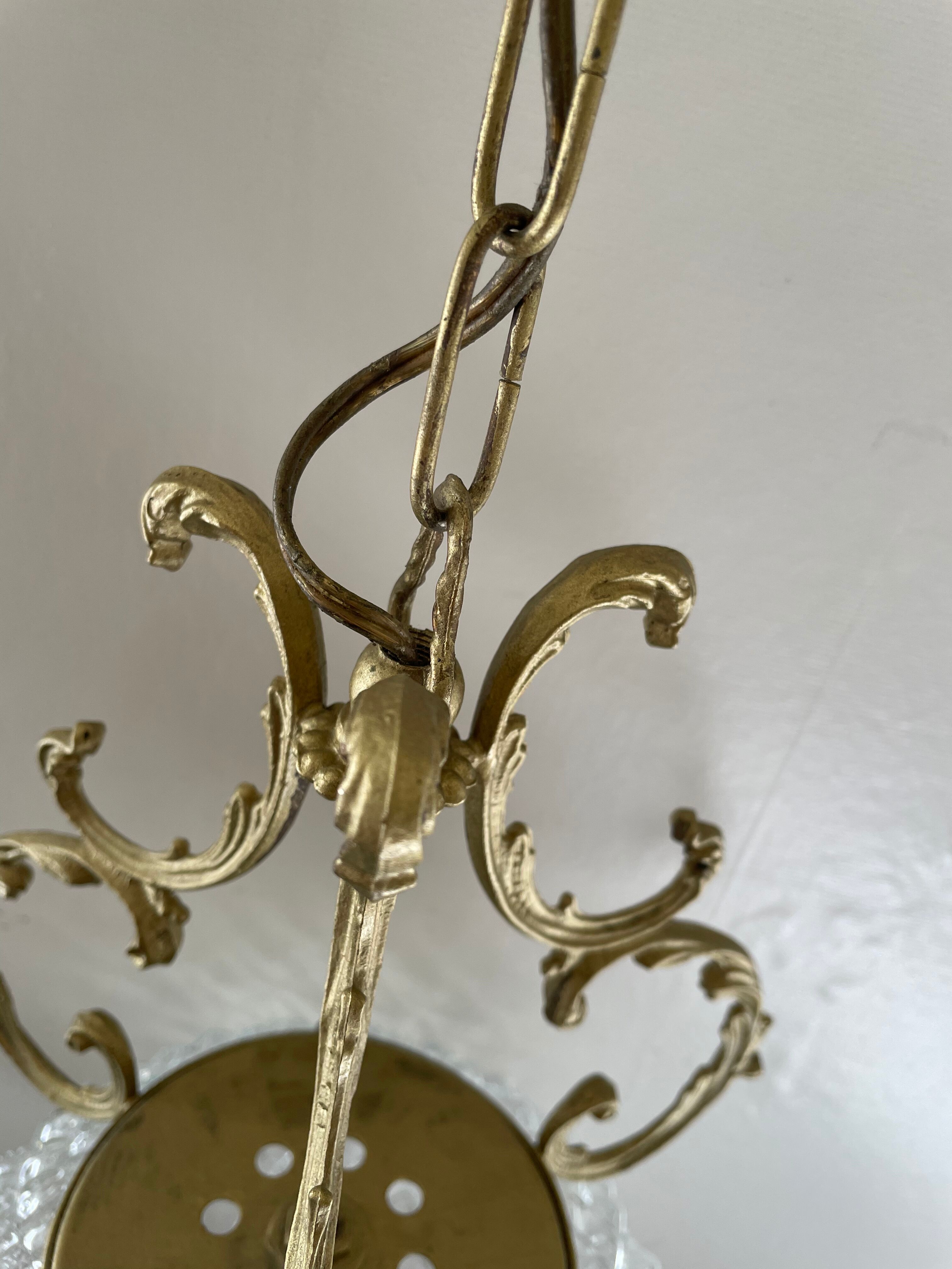 Diamond tip chandelier