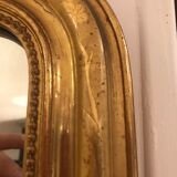 Mirror Louis Philippe gold leaf 30x80cm