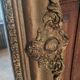 Large gilded mirror from the 19th century.