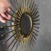 old Witch's Eye Sun Mirror burnished brass