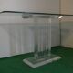 Vintage sculptural base for acrylic glass table, Italy, 2000s