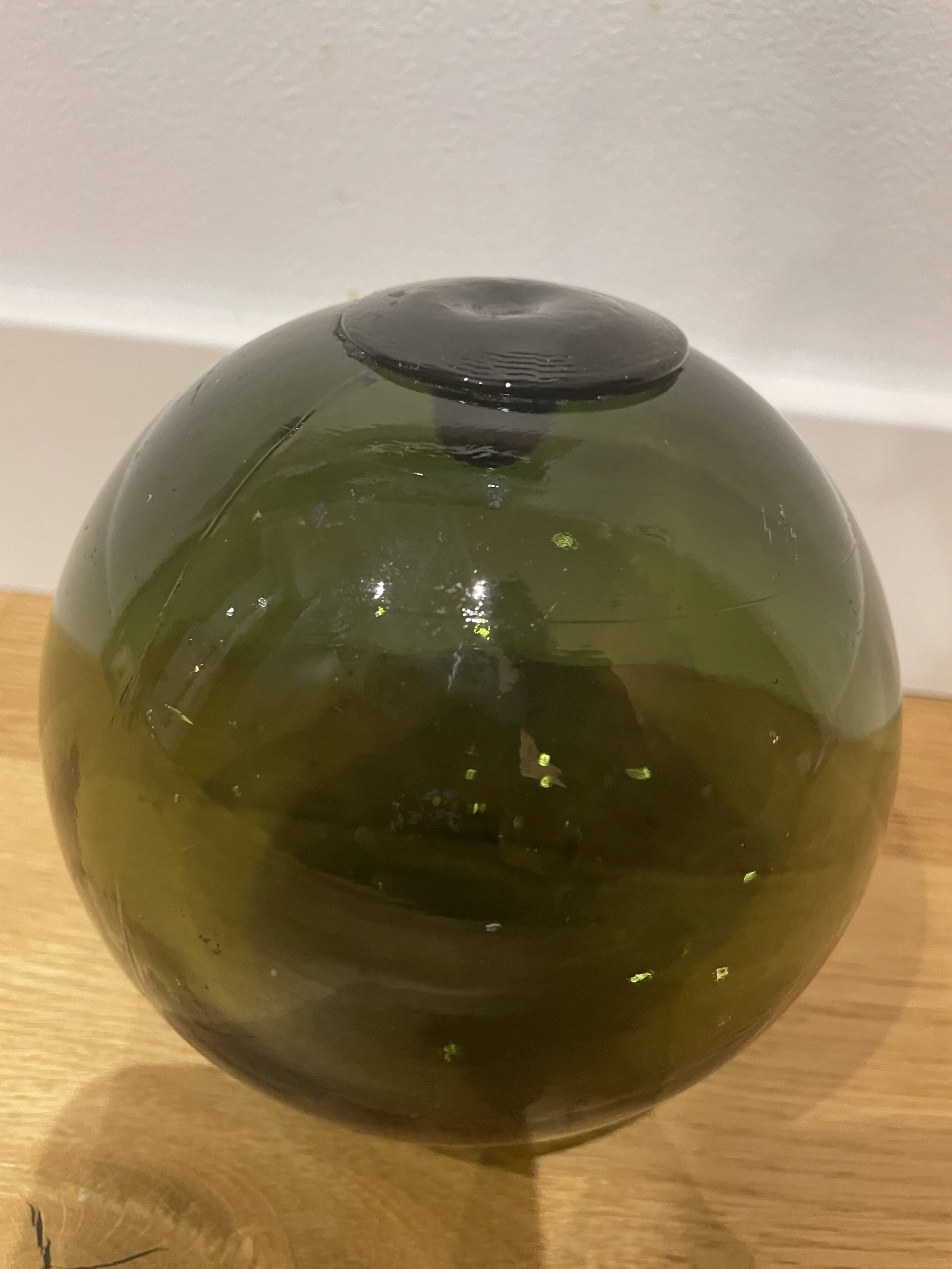 Boule flottante pêcheur en verre