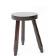 Vintage stool, wooden stool, tripod stool, brutalist, plant stand.