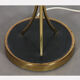 Vintage metal floor lamp, Czech manufacture, 1960