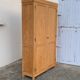 Parisian wardrobe solid oak raw 1940