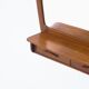 Vintage teak framed mirror with drawer section 64x57cm