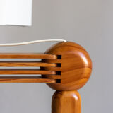 Lampe articulée en pin massif années 70/80