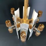 Vintage Murano 1960 Italian glass chandelier