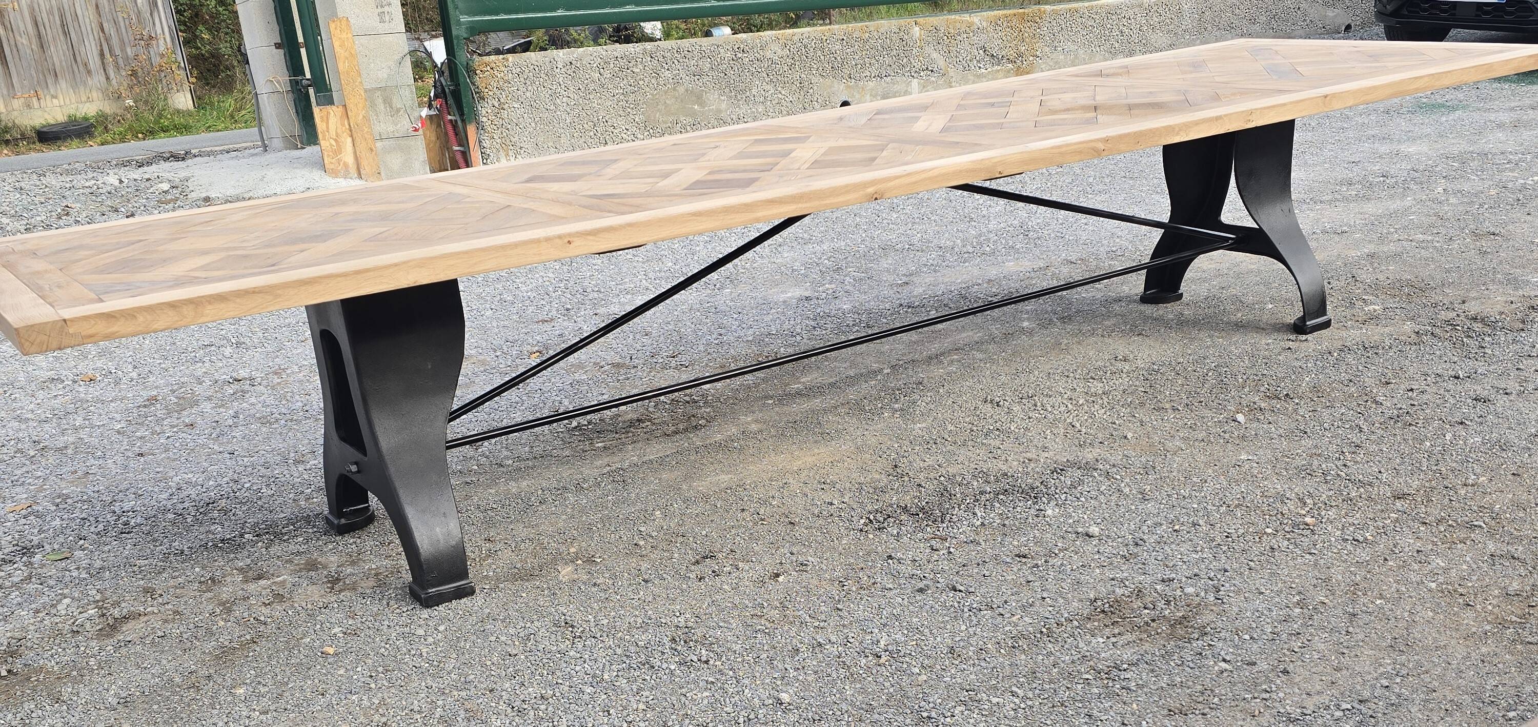 Very large floor table, versailles, 18th century