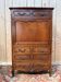 Secretary with drop-leaf in Louis XV style – Solid cherry wood – Chiselled bronze
