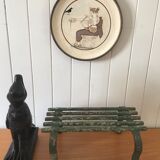 Wrought iron plant door