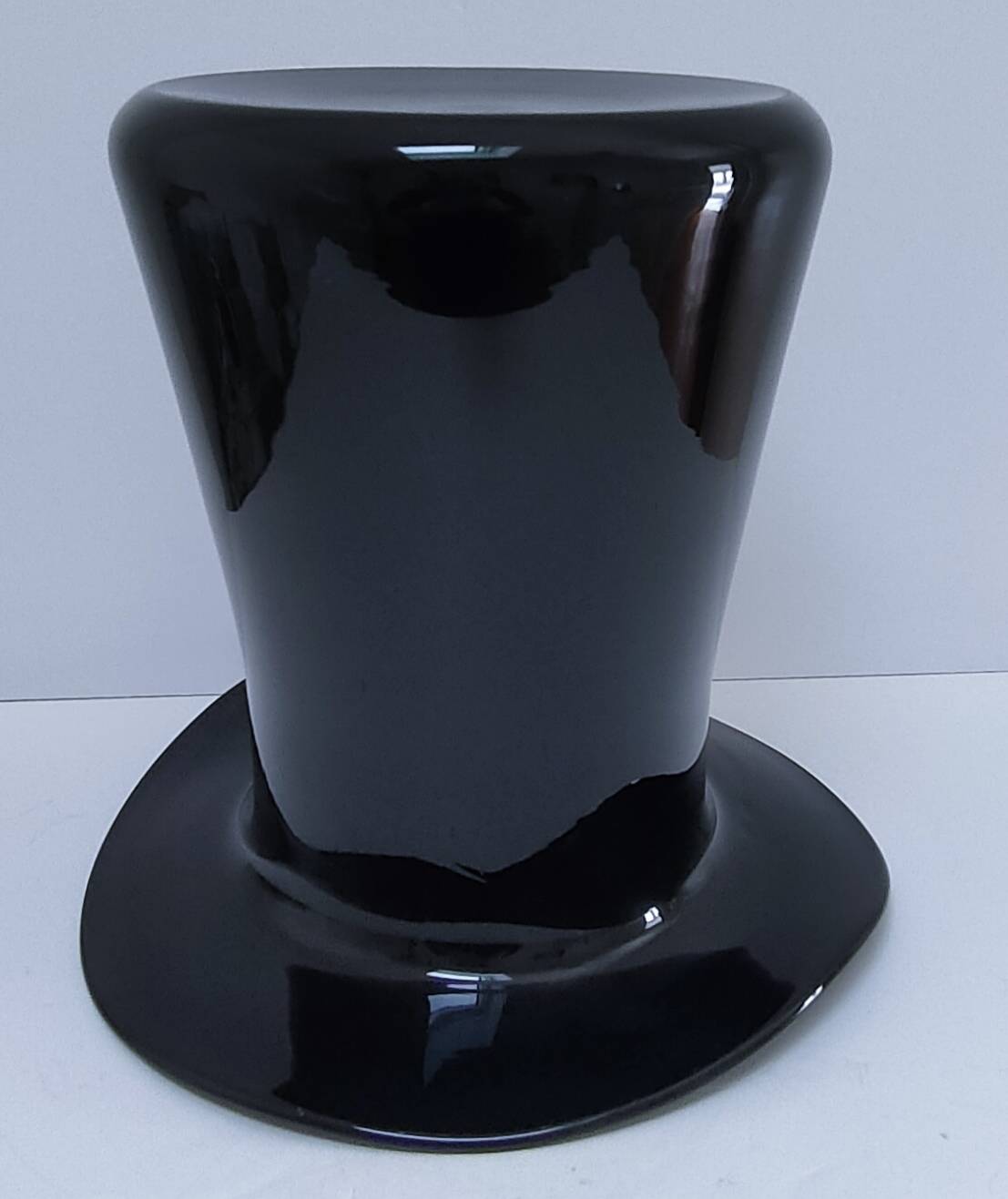 ice bucket and black Murano champagne glass from the 1980s