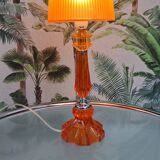 Princess orange plexiglass lamp