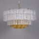Vintage 1960s Murano Glass Pendant Chandelier, Italian Design