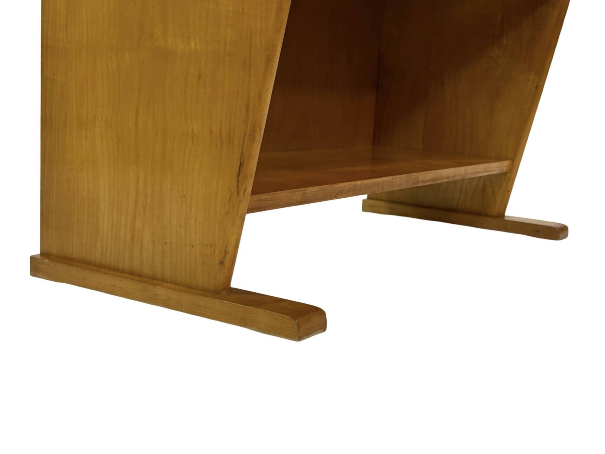 Vintage Oak Secretary Desk by Cor Alons for Den Boer Gouda