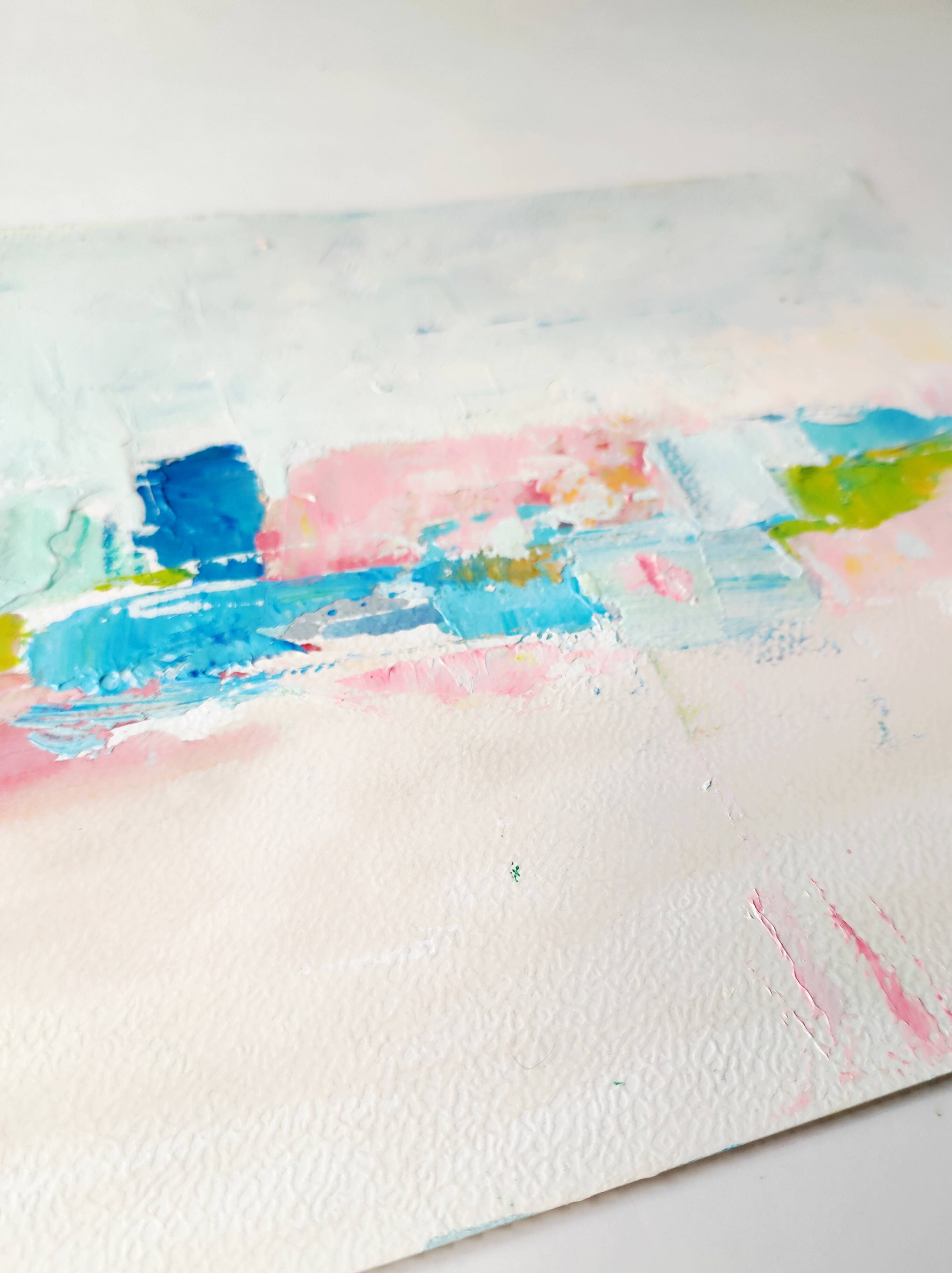 Abstract Mediterranean landscape