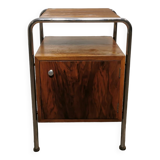 Bauhaus chromed nightstand by Robert Slezak