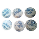 6 ironstone plates from the early 20th century