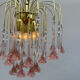 Lustrous rose Murano glass from the 1980s.