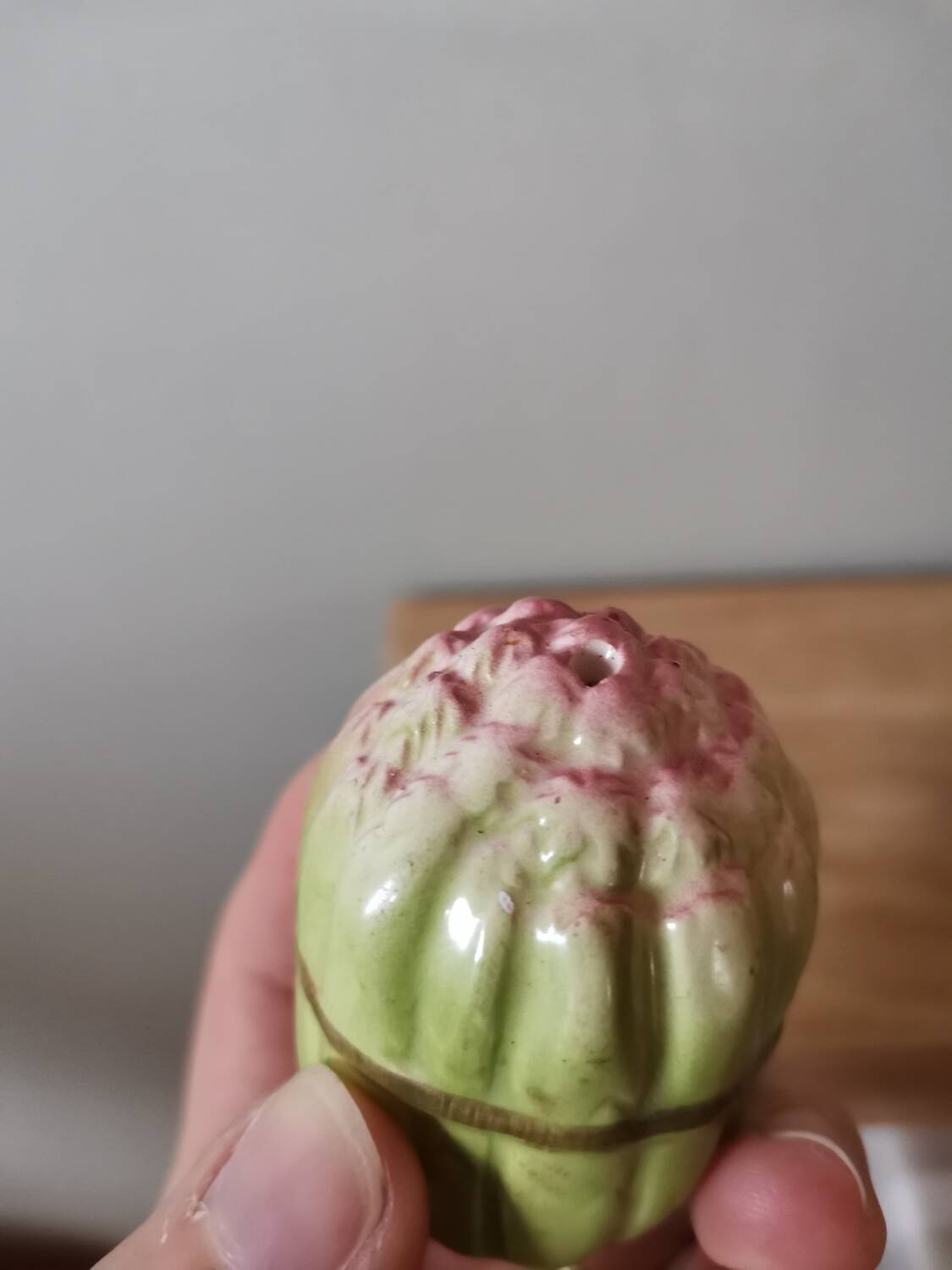 Set of 2 vintage salt and pepper shakers asparagus shape