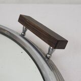 Plateau miroir rond Art déco