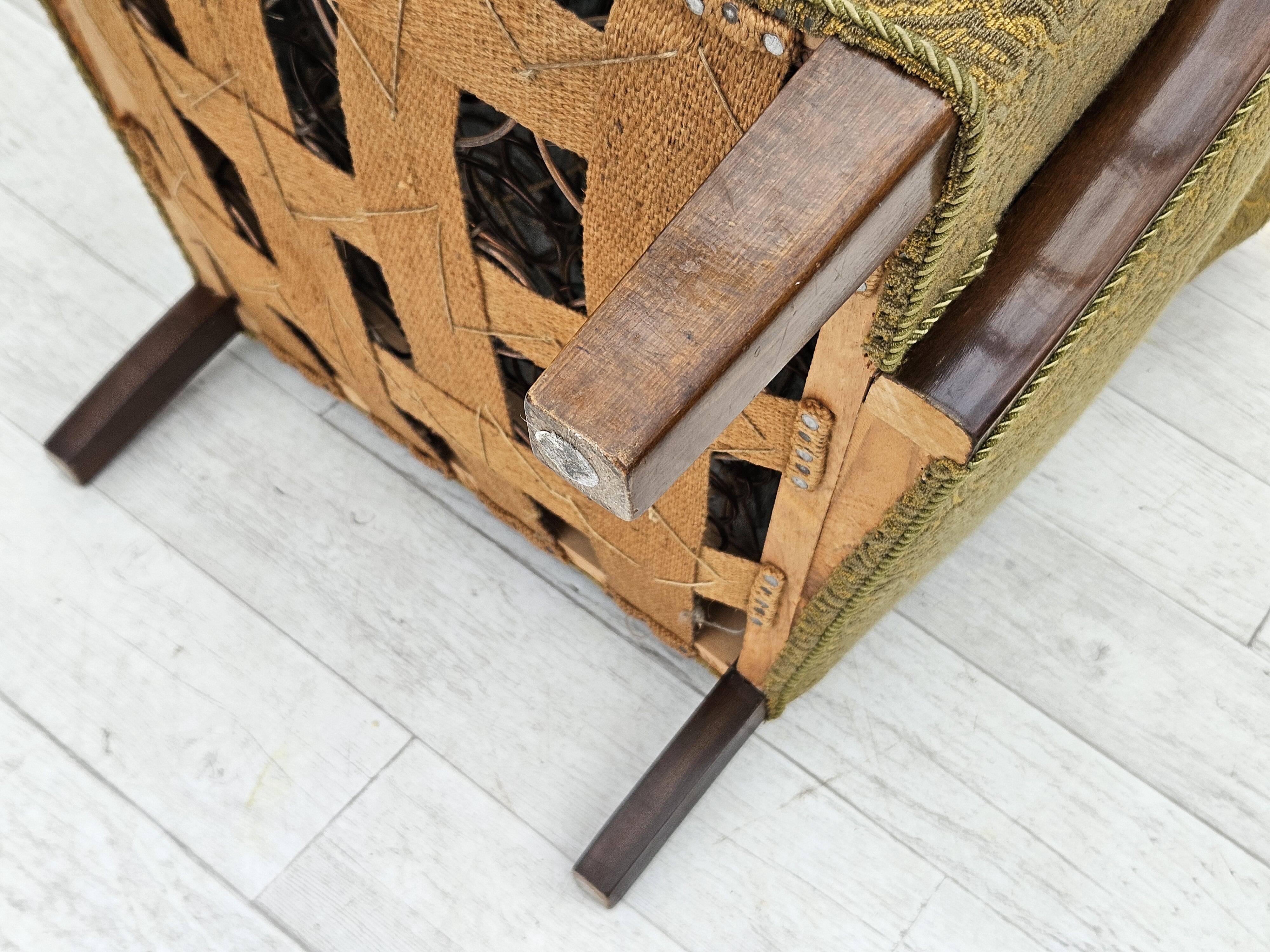 Années 1950-60, design danois, fauteuil, très bon état d'origine.