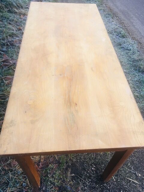 Long fir farmhouse table