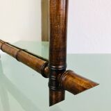 Faux bamboo mirror