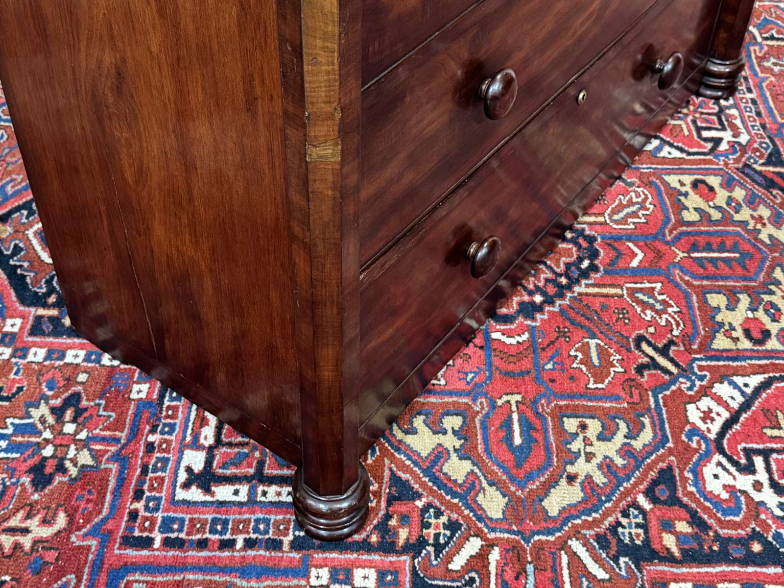 Commode Victorienne 19ème en acajou