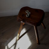 Pair of brutalist stools