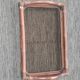 Rattan, bamboo and smoked glass tray