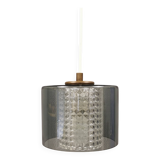 Lampe suspendue suédoise de la verrerie Orrefors