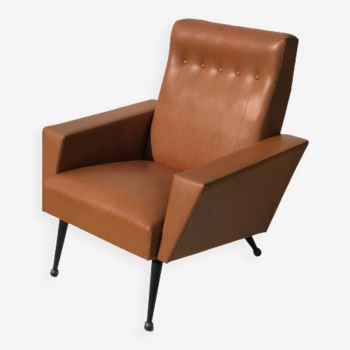 Brown vintage armchair